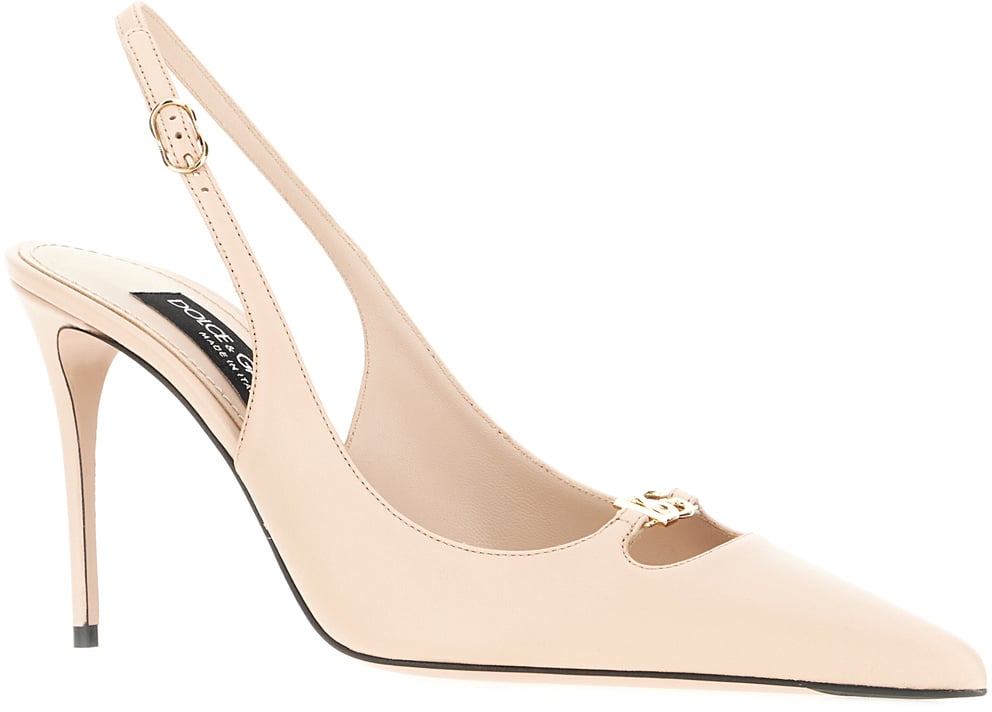 Dolce & Gabbana Dolce&gabbana Skin pink nappa leather pumps Roze
