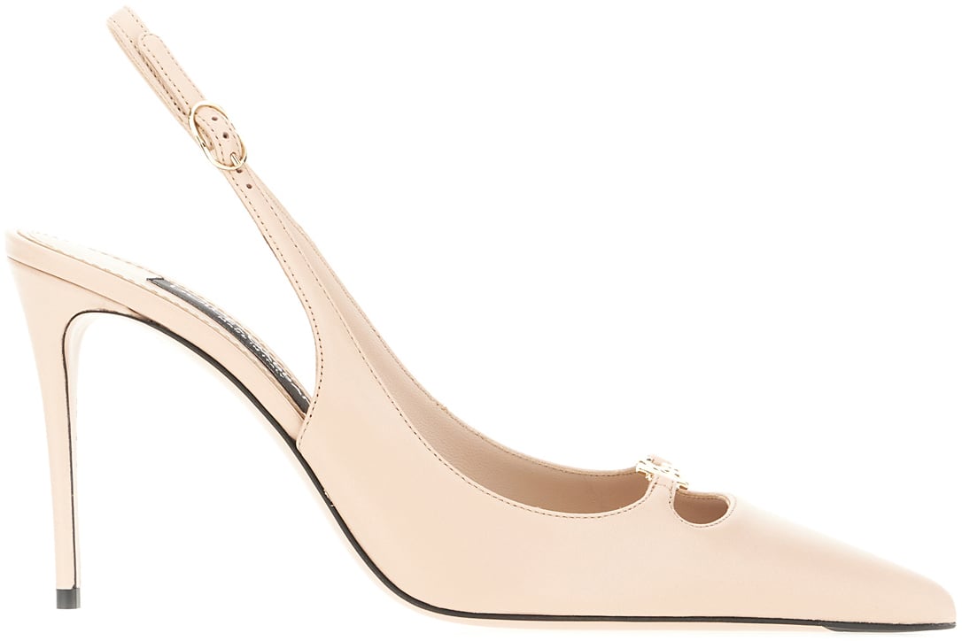 Dolce & Gabbana Dolce&gabbana Skin pink nappa leather pumps Roze