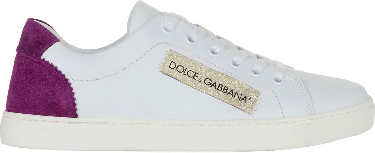 Dolce & Gabbana Sneaker weiß-lila Wit
