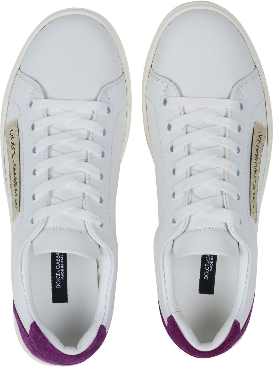 Dolce & Gabbana Sneaker weiß-lila Wit