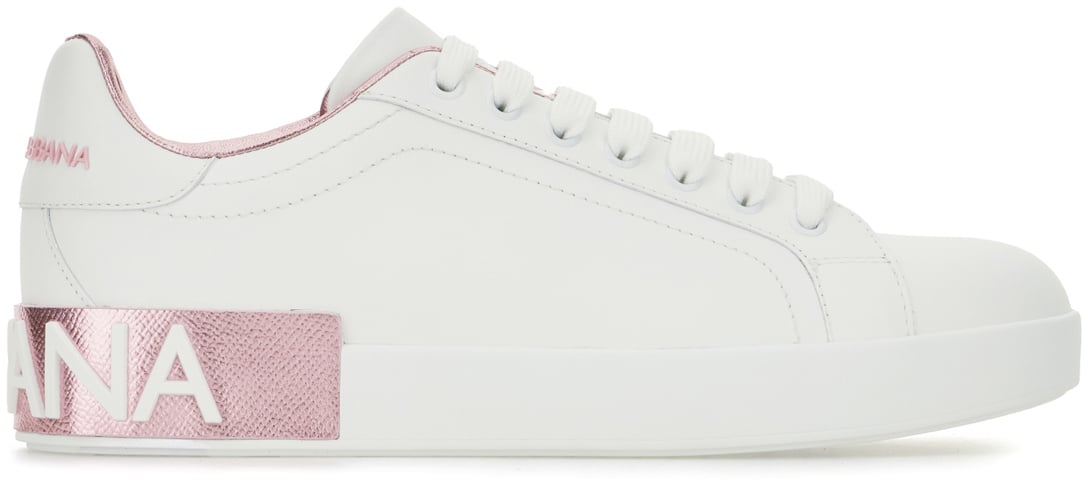 Dolce & Gabbana Dolce&gabbana Two-tone leather Portofino sneakers Divers