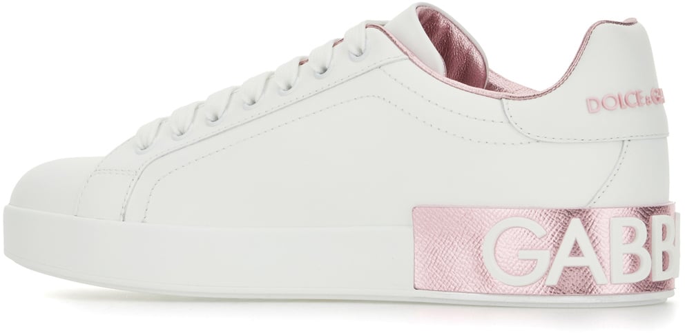 Dolce & Gabbana Dolce&gabbana Two-tone leather Portofino sneakers Divers