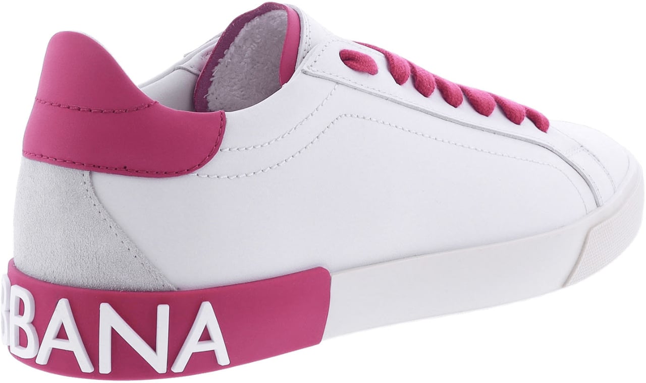 Dolce & Gabbana Dolce&Gabbana Dames Portofino Vintage Sneaker Wit Wit