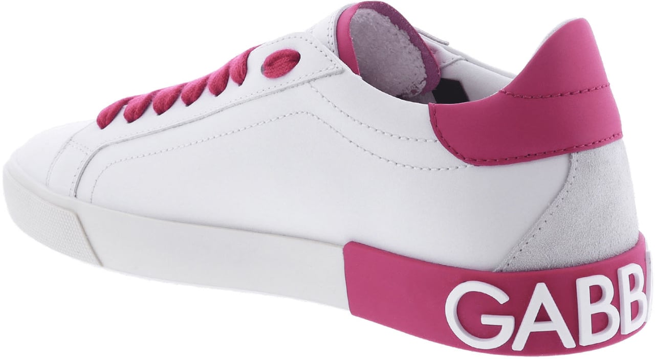 Dolce & Gabbana Dolce&Gabbana Dames Portofino Vintage Sneaker Wit Wit