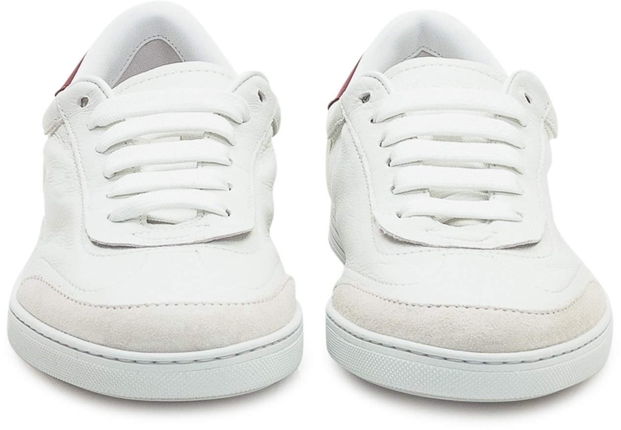 Dolce & Gabbana Dolce & Gabbana Sneakers con Dettaglio Rosso Wit