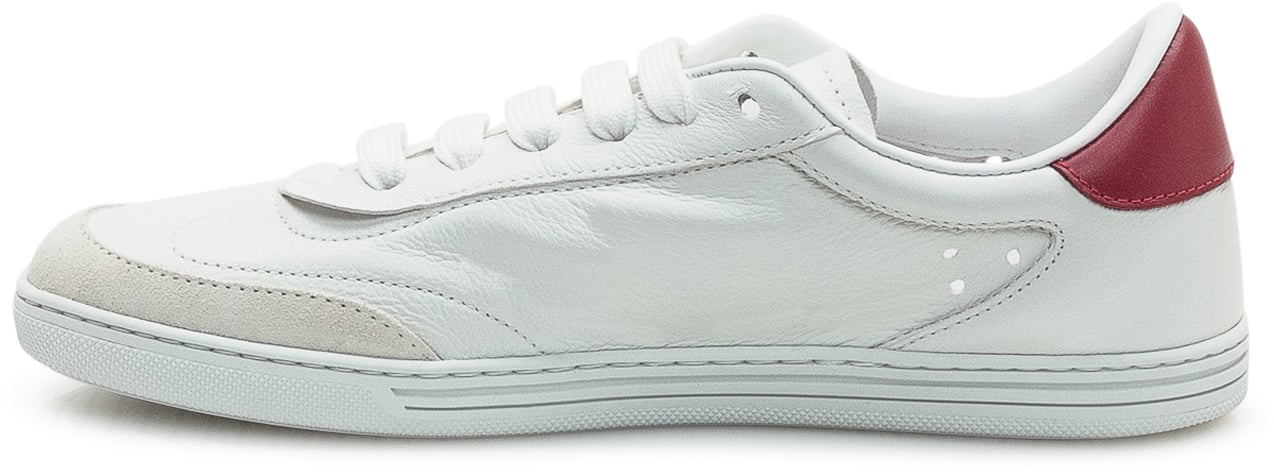 Dolce & Gabbana Dolce & Gabbana Sneakers con Dettaglio Rosso Wit