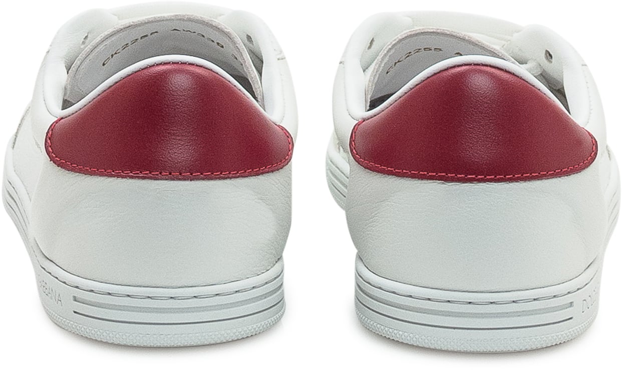 Dolce & Gabbana Dolce & Gabbana Sneakers con Dettaglio Rosso Wit