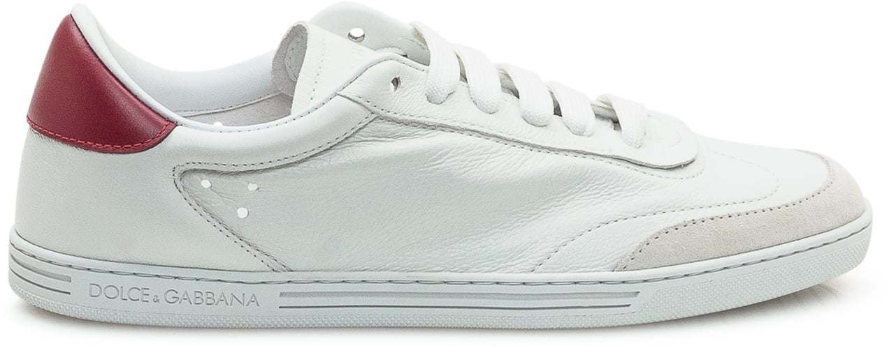 Dolce & Gabbana Dolce & Gabbana Sneakers con Dettaglio Rosso Wit