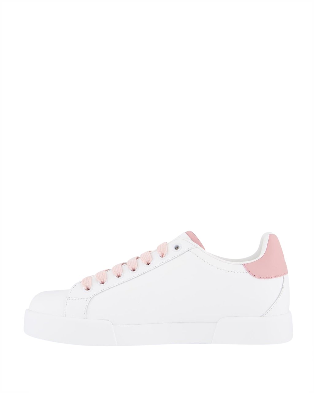 Dolce & Gabbana Dames Portofino Sneaker Wit/Roze Wit