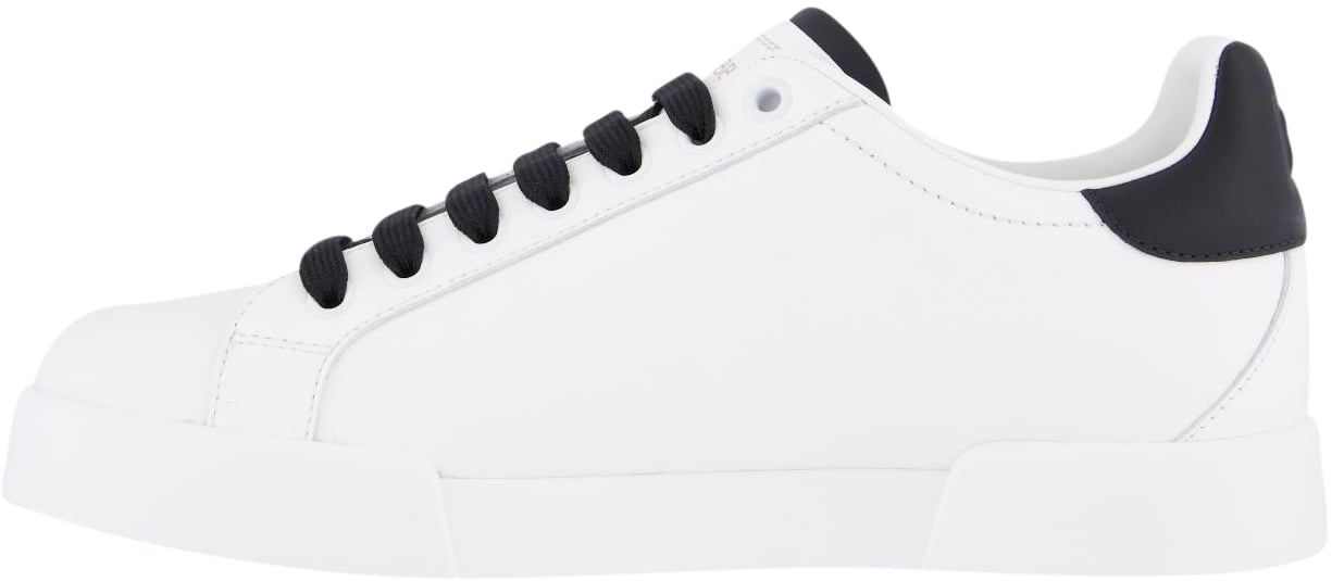 Dolce & Gabbana Dames Portofino Sneaker Wit/Zwart Wit