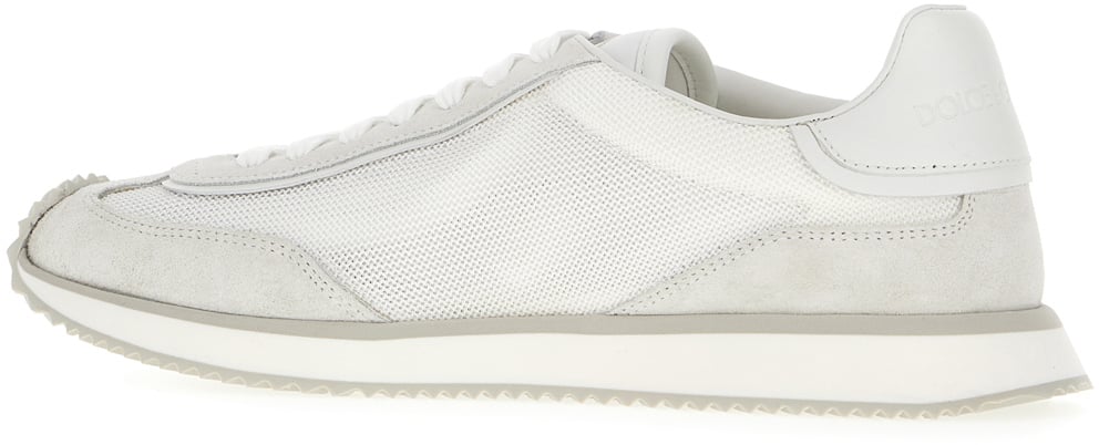 Dolce & Gabbana Dolce&gabbana Multicolor mesh and split leather Cushion sneakers Divers