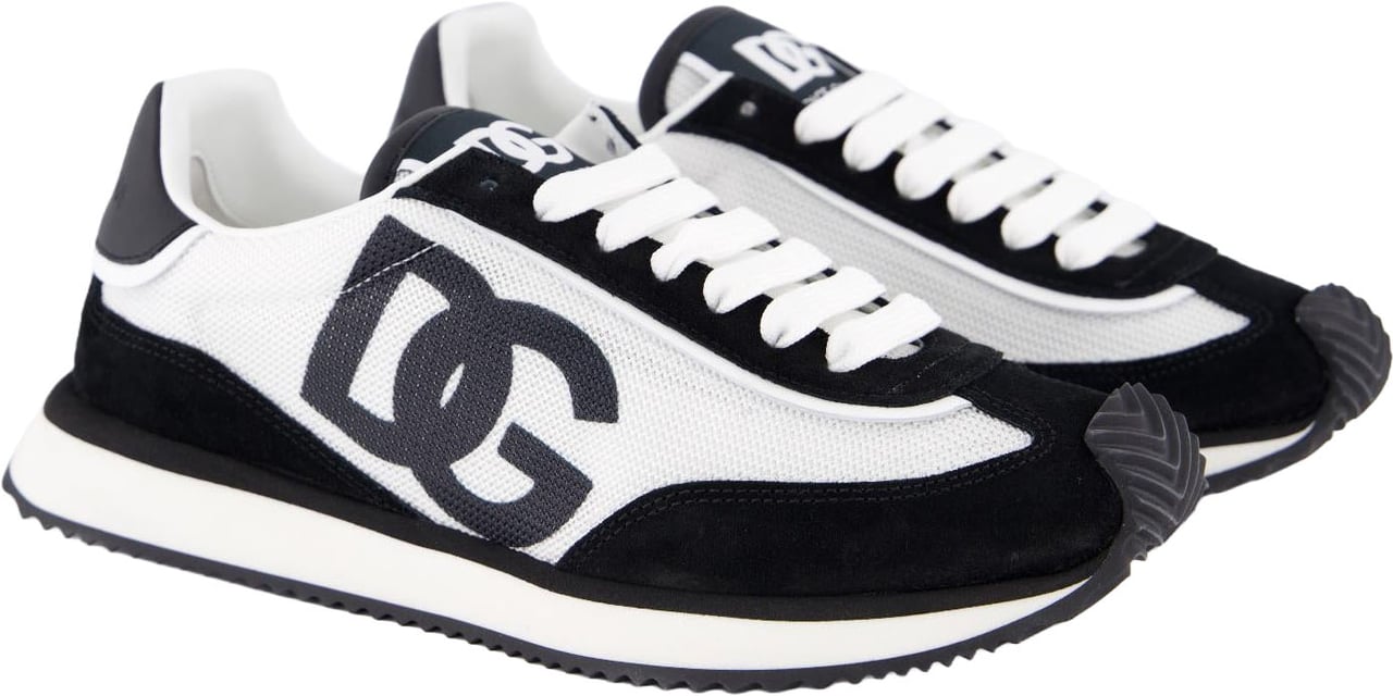 Dolce & Gabbana Dolce&Gabbana Dames Cushion Sneaker Wit/Zwart Wit