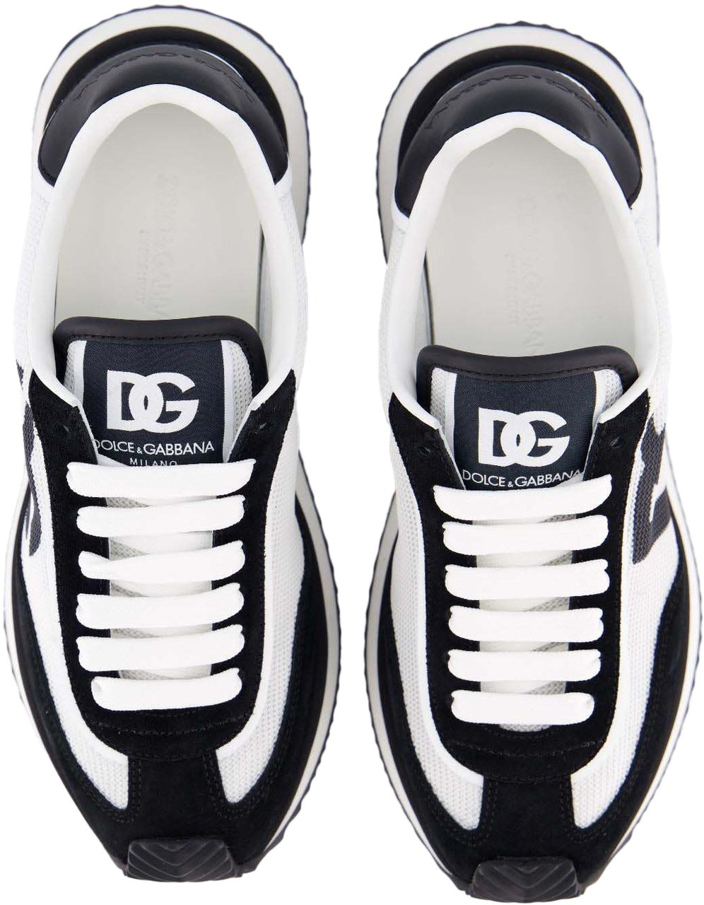 Dolce & Gabbana Dames Cushion Sneaker Wit/Zwart Wit