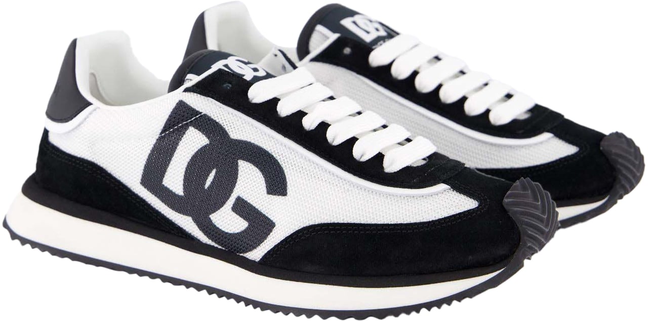 Dolce & Gabbana Dames Cushion Sneaker Wit/Zwart Wit