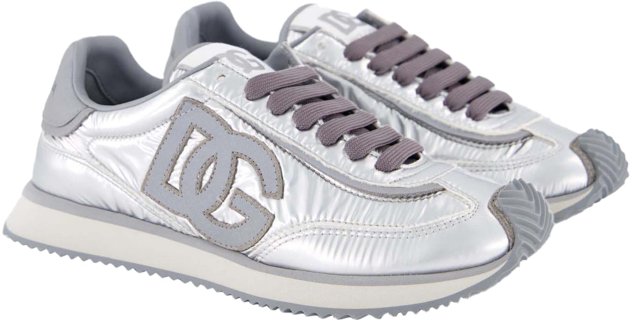Dolce & Gabbana Dames Cushion Sneaker Metallic Metallic