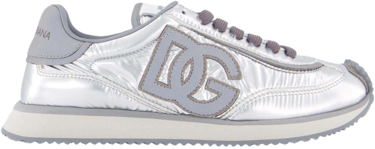 Dolce & Gabbana Dames Cushion Sneaker Metallic Metallic