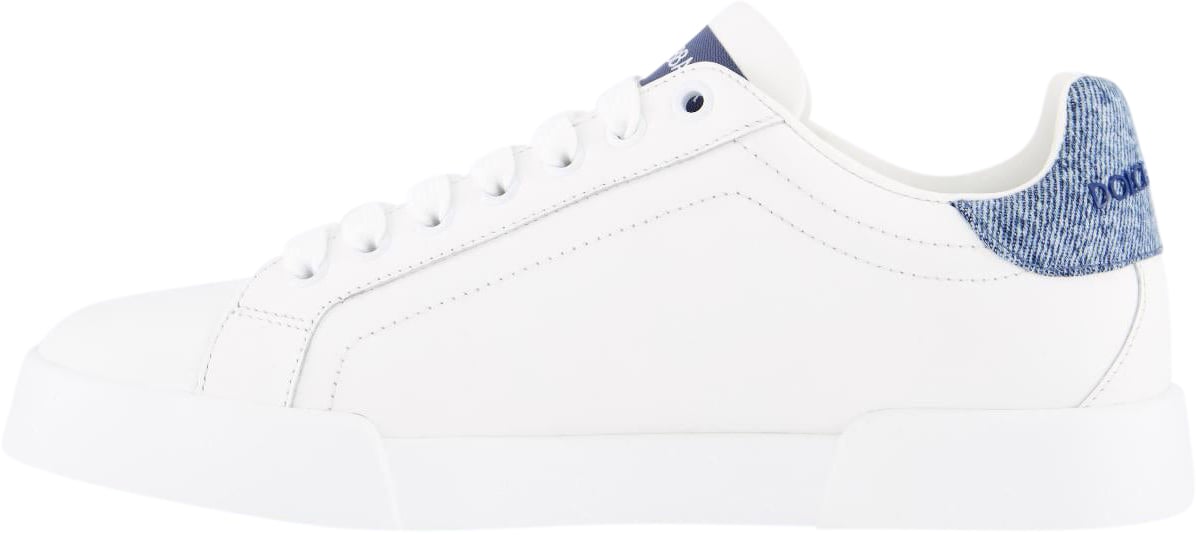Dolce & Gabbana Dames Portofino Sneaker Wit/Blauw Wit