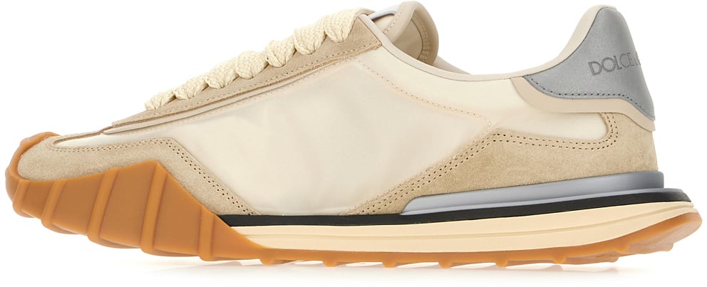 Dolce & Gabbana Dolce&gabbana Multicolor canvas and suede sneakers Divers