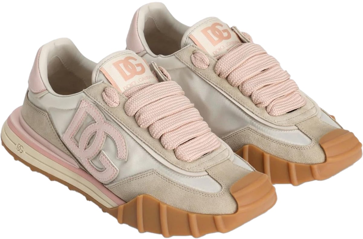 Dolce & Gabbana Dames Low-Top Sneakers Beige
