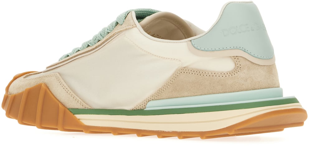 Dolce & Gabbana Dolce&gabbana Multicolor suede and fabric sneakers Divers