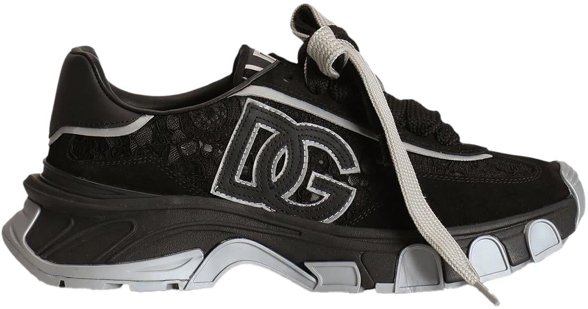 Dolce & Gabbana Dames Country Road Sneakers Zwart Zwart