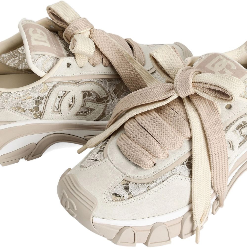 Dolce & Gabbana Sneakers Cream Wit