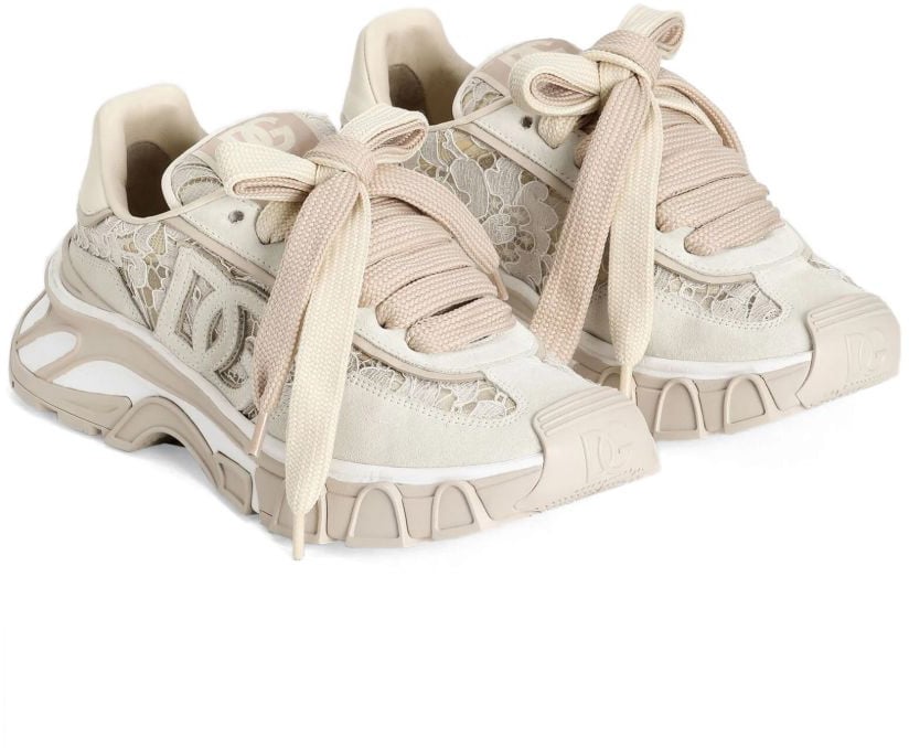 Dolce & Gabbana Sneakers Cream Wit