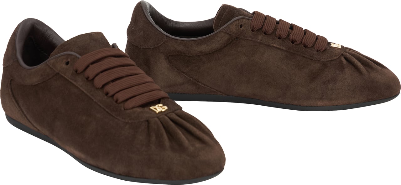 Dolce & Gabbana Fitted sneakers Bruin