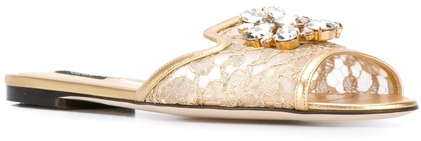 Dolce & Gabbana Sandals Golden Goud