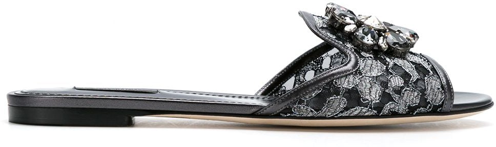 Dolce & Gabbana Sandals Silver Zilver