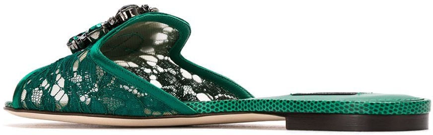 Dolce & Gabbana Sandals Green Groen