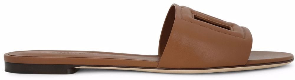 Dolce & Gabbana Sandals Leather Brown Bruin