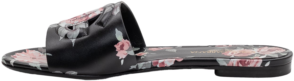 Dolce & Gabbana Ciabatta Flat Zwart