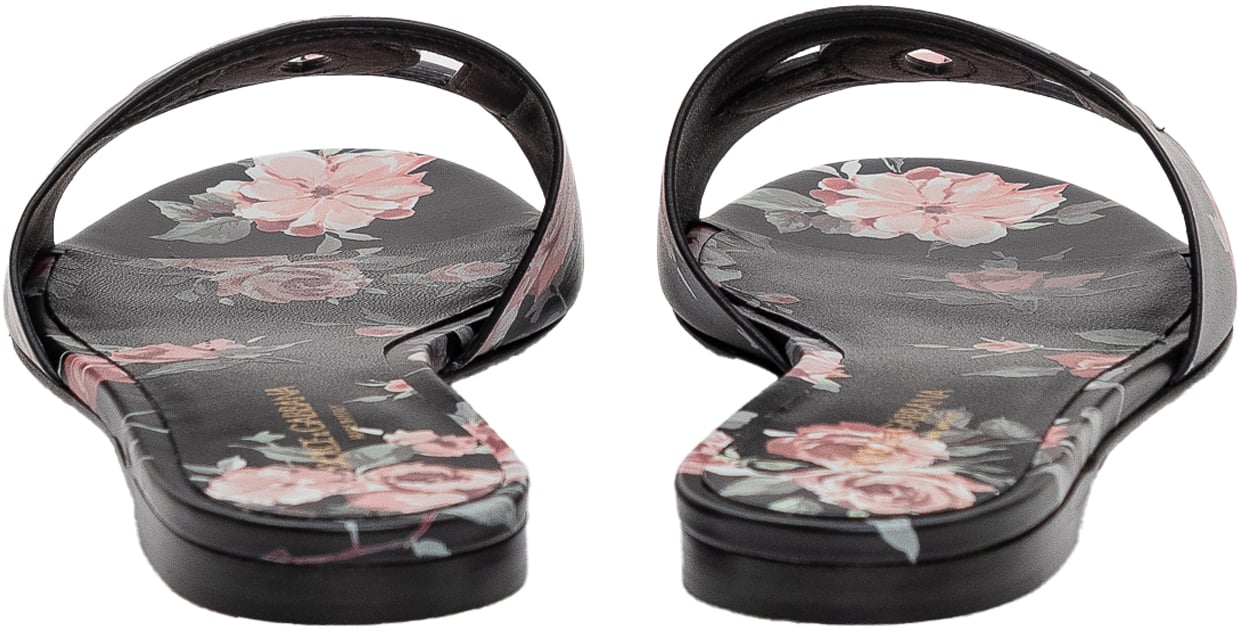 Dolce & Gabbana Ciabatta Flat Zwart