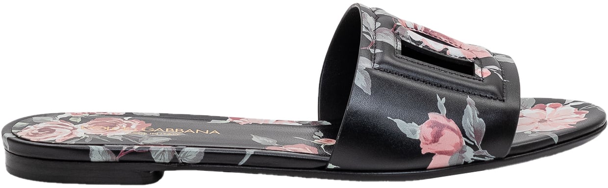 Dolce & Gabbana Ciabatta Flat Zwart