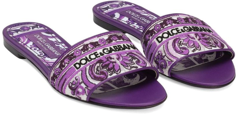 Dolce & Gabbana Sandals Purple Paars