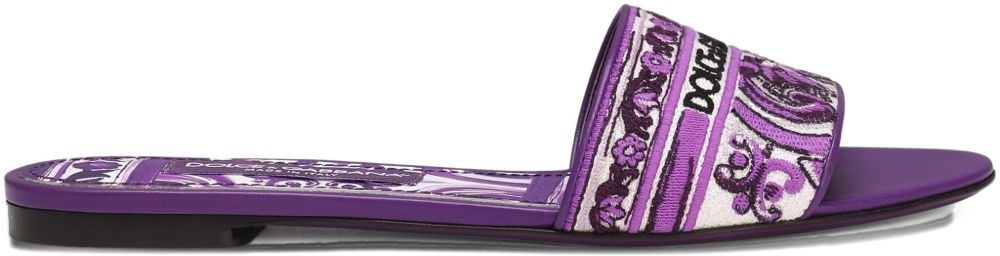 Dolce & Gabbana Sandals Purple Paars