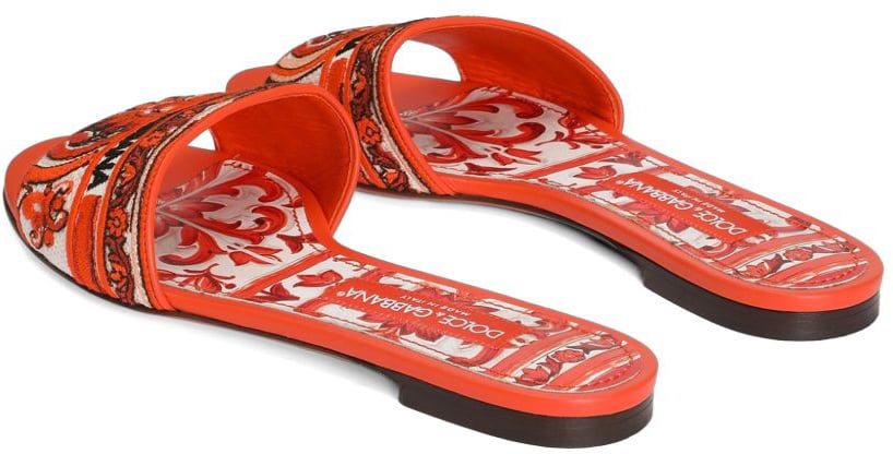 Dolce & Gabbana Sandals Orange Oranje
