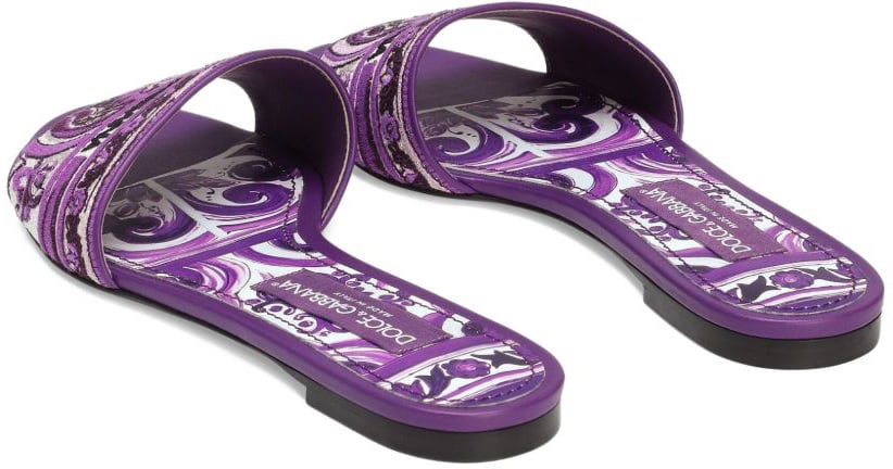 Dolce & Gabbana Sandals Purple Paars