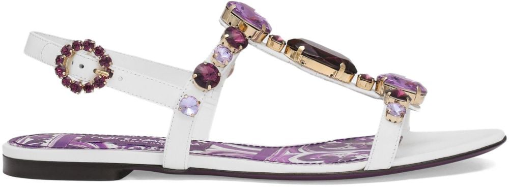 Dolce & Gabbana Sandals Purple Paars