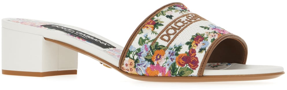 Dolce & Gabbana Dolce&gabbana Multicolor canvas sandals Divers
