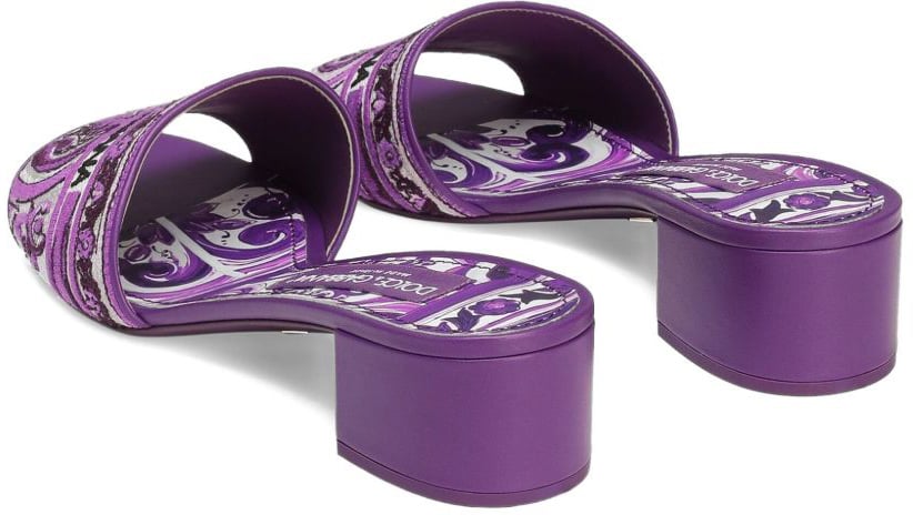 Dolce & Gabbana Sandals Purple Paars