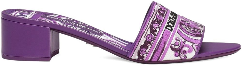 Dolce & Gabbana Sandals Purple Paars