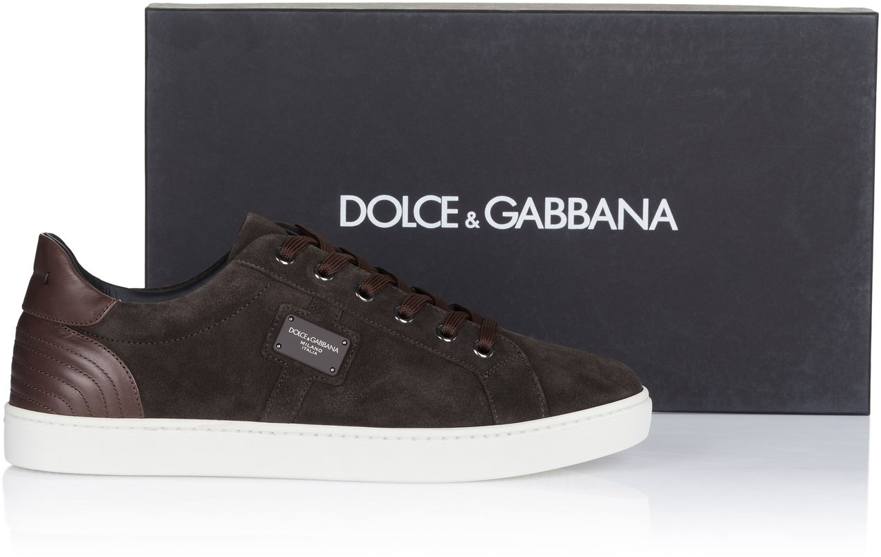 Dolce & Gabbana Sneaker dunkelbraun Bruin