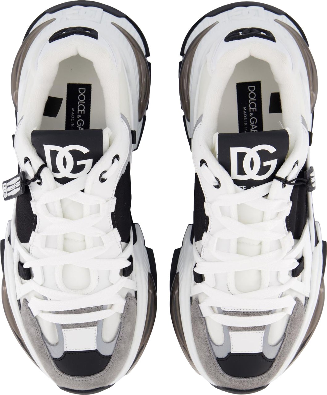 Dolce & Gabbana Heren Airmaster Sneakers Wit/Zwart Wit