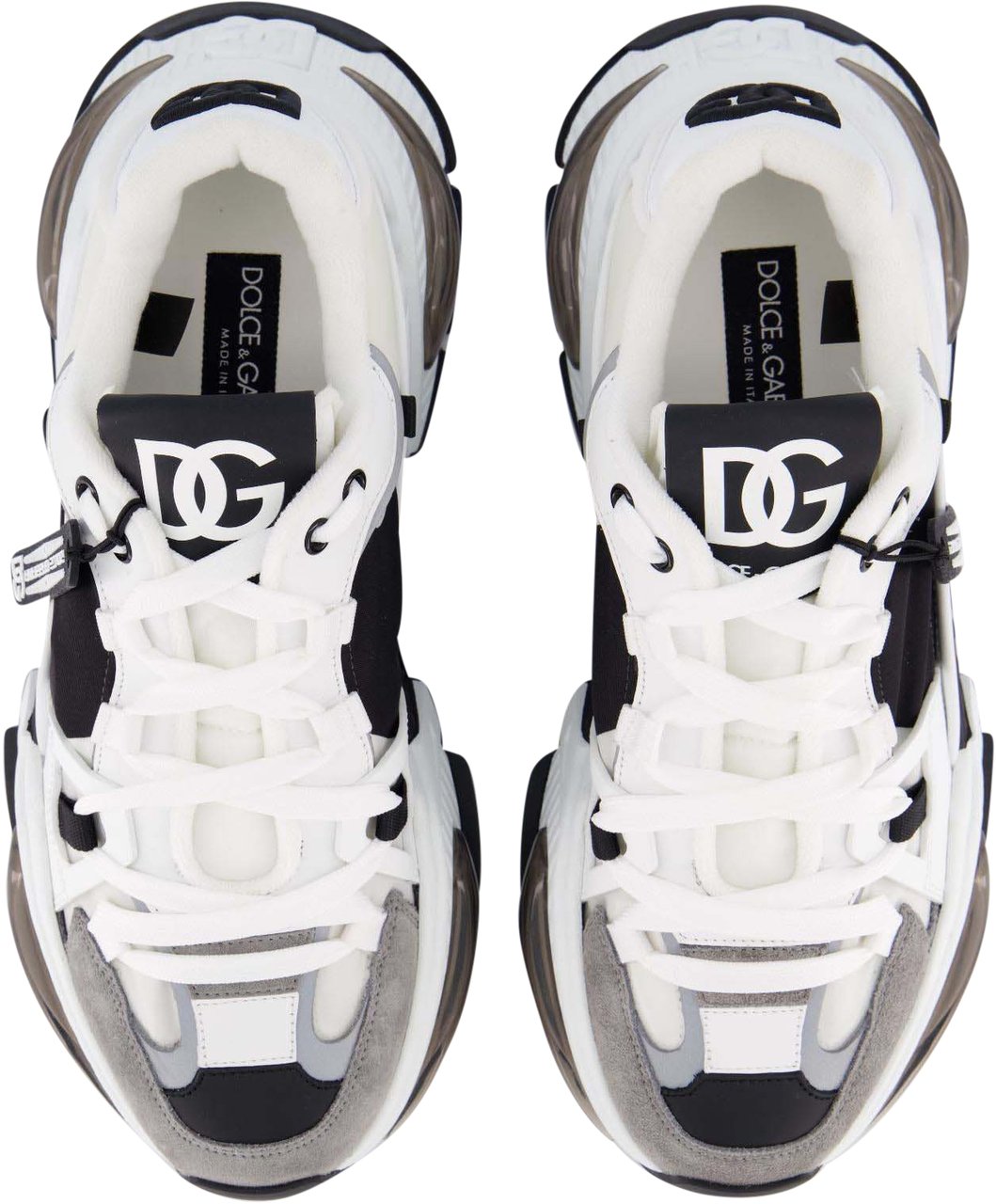 Dolce & Gabbana Heren Airmaster Sneakers Wit/Zwart Wit
