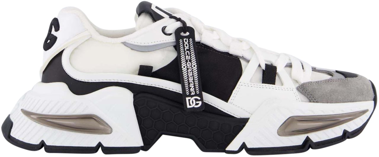 Dolce & Gabbana Heren Airmaster Sneakers Wit/Zwart Wit