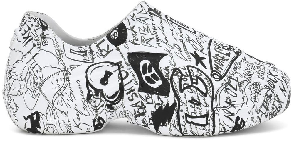 Dolce & Gabbana Toy Graffiti-print Logo Sneakers Divers