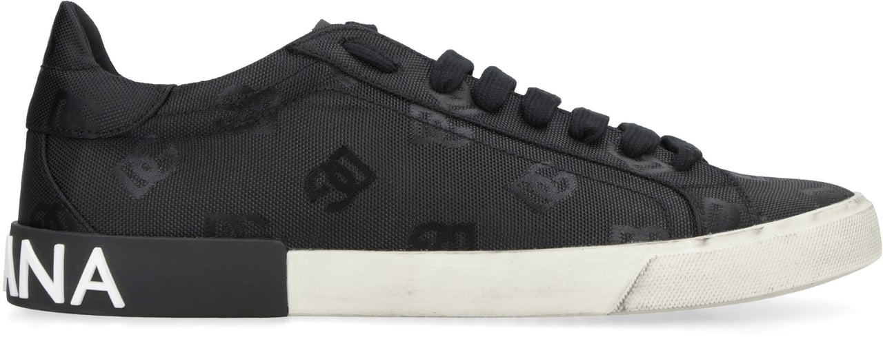 Dolce & Gabbana Portofino low-top sneakers Zwart