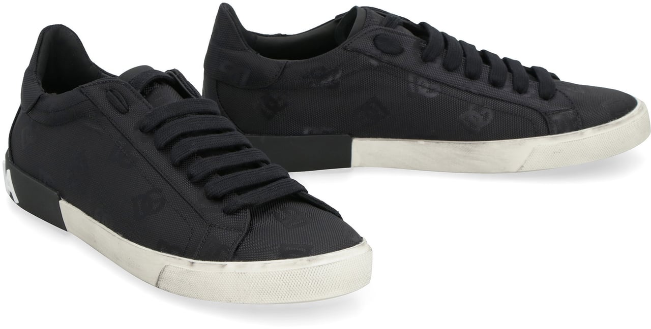 Dolce & Gabbana Portofino low-top sneakers Zwart